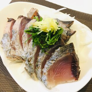 香味ぽん酢漬け鰹のたたき